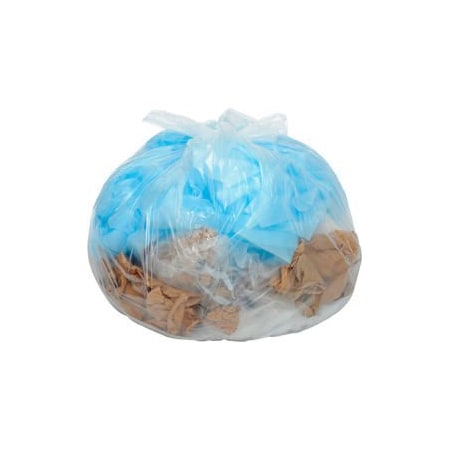 Napco Bag And Film GEC 153; Super Duty Clear Trash Bags - 95 Gal, 2.5 Mil, 50 Bags/Case DL586225C